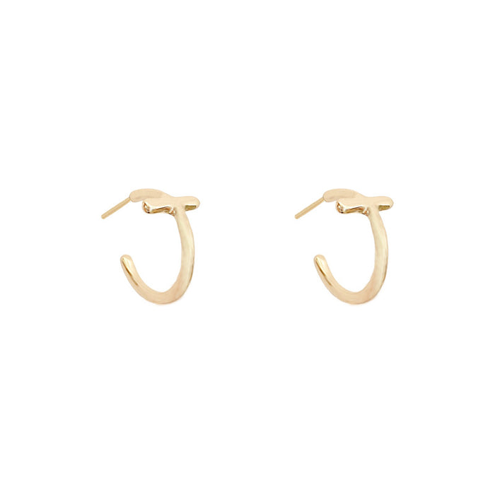 Wholesale Earrings Alloy Retro Simple Stud Earrings JDC-ES-MengF001