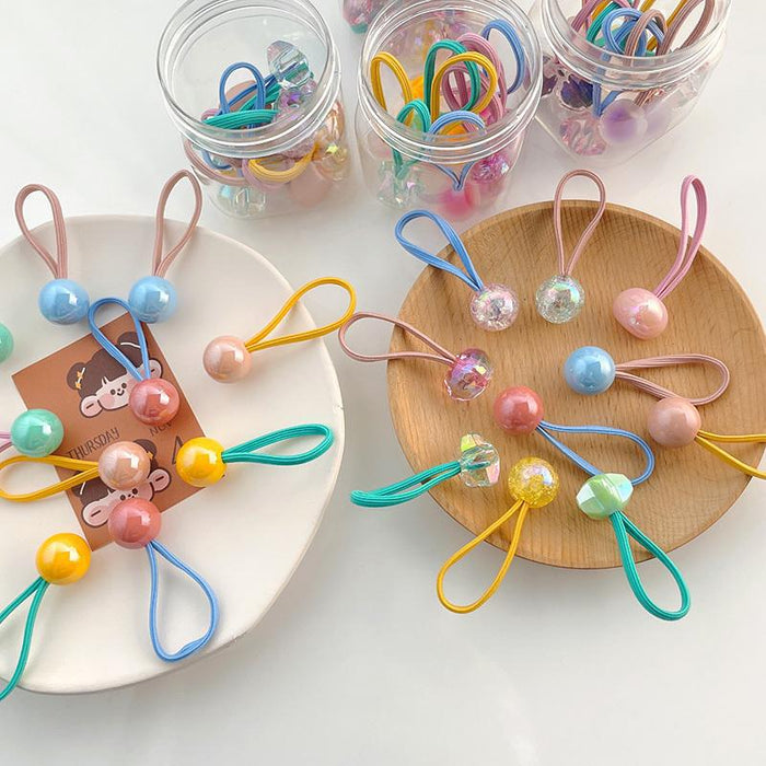 Wholesale children's rubber band head rope does not hurt hair tie JDC-HS-QiaHan001