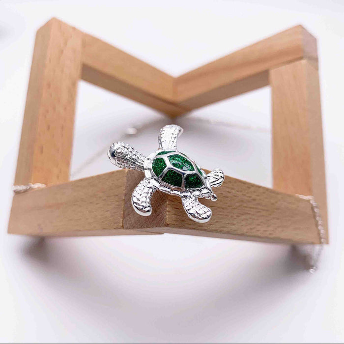 Jewelry WholesaleWholesale Imitation Opal Turtle Alloy Necklace JDC-NE-Jinque001 Necklaces 锦鹊 %variant_option1% %variant_option2% %variant_option3%  Factory Price JoyasDeChina Joyas De China