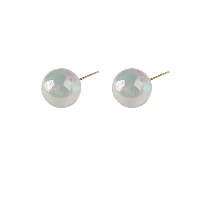 Jewelry WholesaleWholesale temperament pearl bubble 925 silver needle Ball Earrings JDC-ES-MiH006 Earrings 米穗 %variant_option1% %variant_option2% %variant_option3%  Factory Price JoyasDeChina Joyas De China