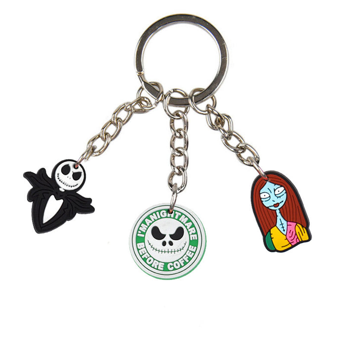 Wholesale Keychain PVC Soft Adorable Cartoon Halloween MOQ≥10 JDC-KC-RYY007