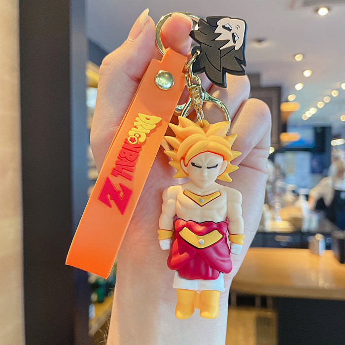 Wholesale Keychains For Backpacks Keychain Cute Goku PVC Epoxy Doll JDC-KC-JG237