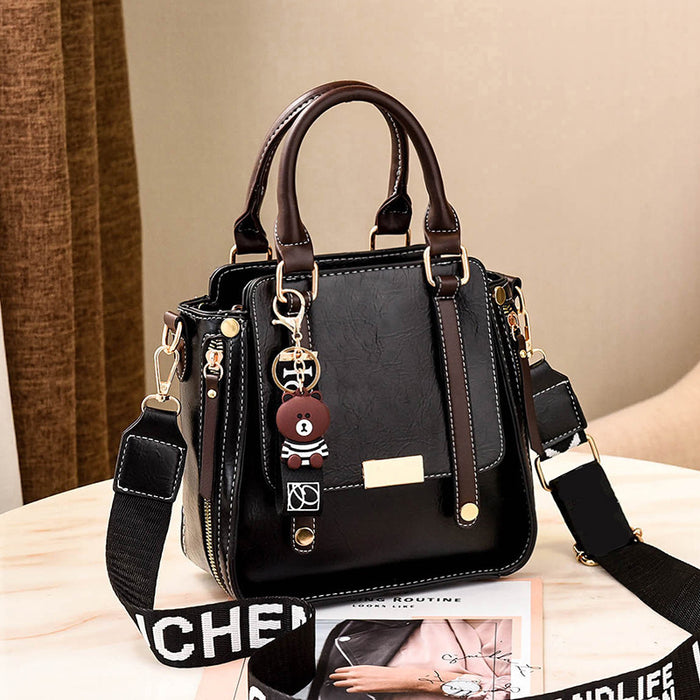 Wholesale Shoulder Bags PU Leather Handbag Large Capacity Crossbody JDC-SD-Shichen010