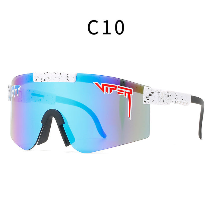 Wholesale TAC Lens PIT Outdoor Riding Colorful Large Frame Sunglasses (F) JDC-SG-HeD002