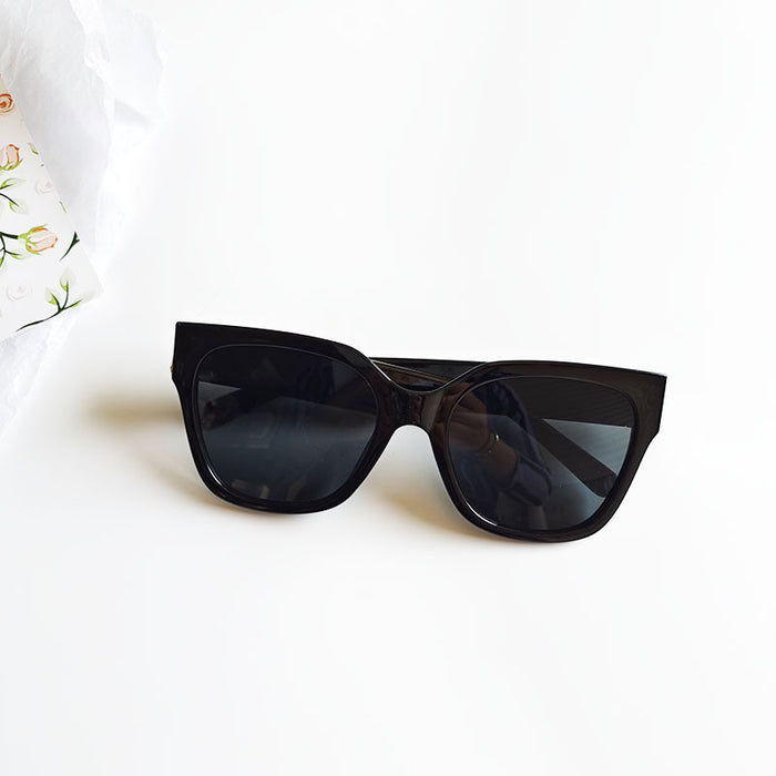 Wholesale Alloy Hinged Oval Frame Women's Large Frame Sunglasses JDC-SG-JingM014