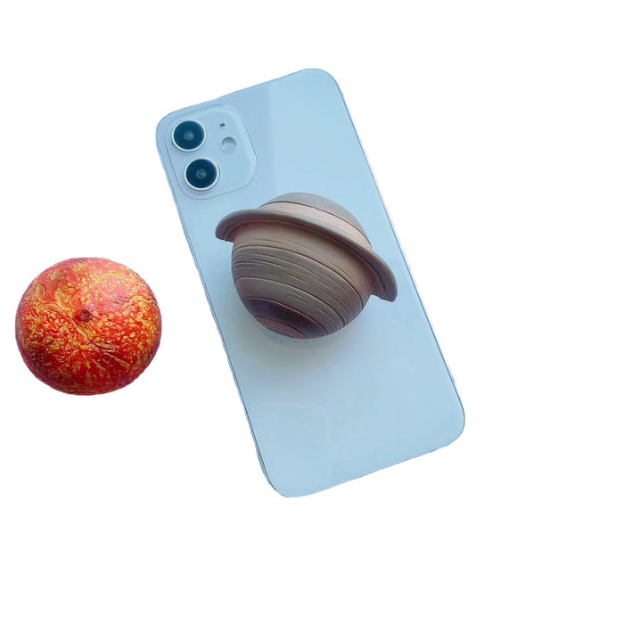 Wholesale Grips Mobile Phone Holder Plastic Astronaut Planet Phone Holder Folding MOQ≥2 JDC-PS-Weijiu002