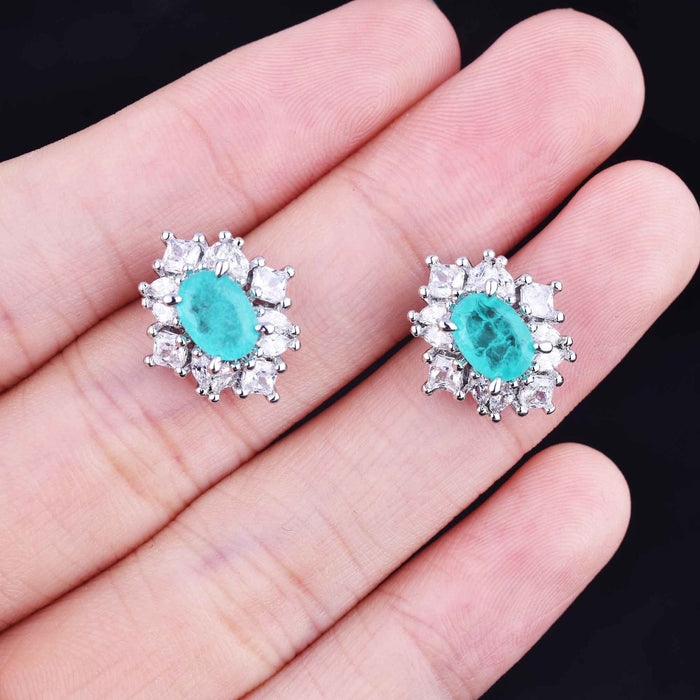 Gemstones de color al por mayor Diamantes Pendientes de cobre Anillos colgantes JDC-RS-Zhenr015