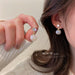 Jewelry WholesaleWholesale electroplated Mermaid Pearl Earrings JDC-ES-BY193 Earrings 宝钰 %variant_option1% %variant_option2% %variant_option3%  Factory Price JoyasDeChina Joyas De China