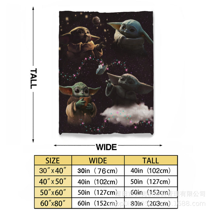 Wholesale Blanket Cartoon Printing Flannel Blanket JDC-BK-Beike001