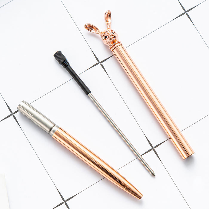 Wholesale Rabbit Metal Ballpoint Pen MOQ≥2 JDC-BP-Huah062
