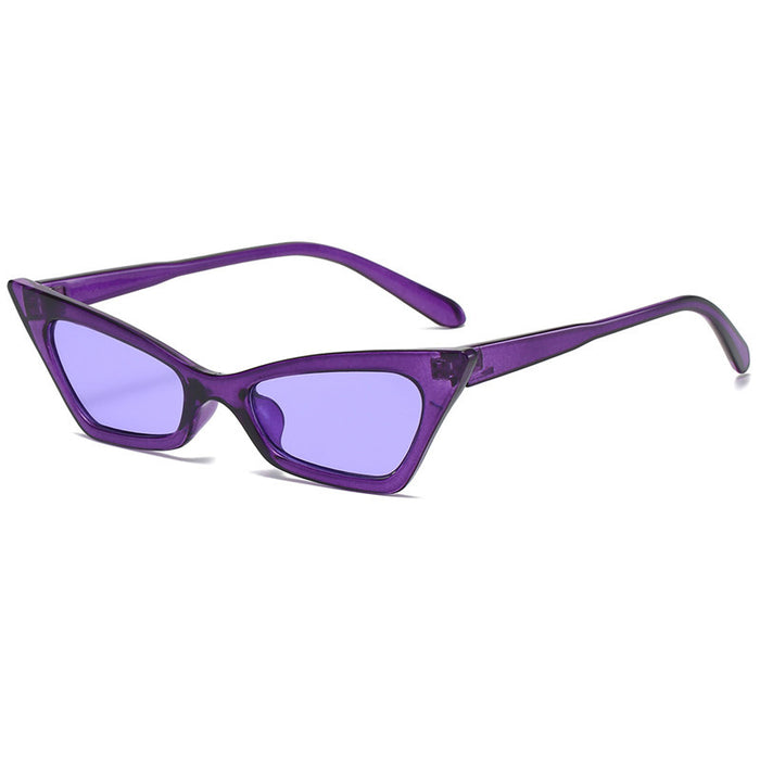 Wholesale Sunglasses PC Cat Eye UV Protection Small Frame MOQ≥2 JDC-SG-JieT004