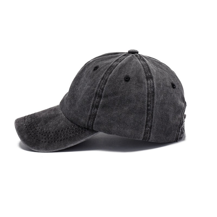 Chapeau imprimé en gros coton lavé Old Daddy Hat MOQ≥2 JDC-FT-ZDUN002