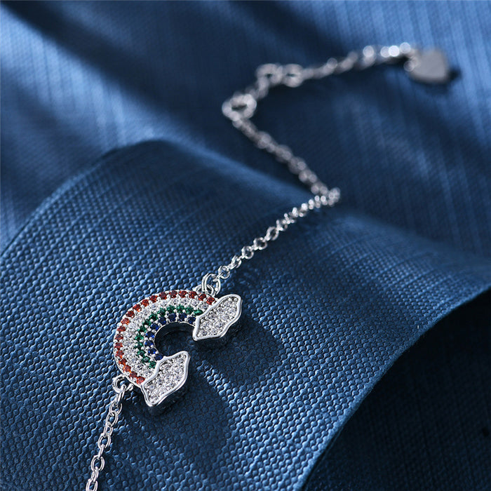 Wholesale Bracelet Ladies Fashion Simple Rainbow Cloud Bracelet JDC-BT-DiL004