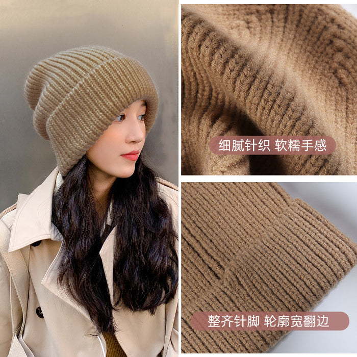 Wholesale Hats Acrylic Warm Earmuffs Pile Beanies Knitted JDC-FH-PinXin001