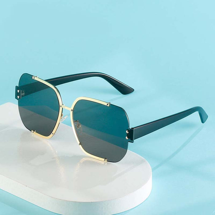 Wholesale Sunglasses PC Half Frame Ocean Sheet JDC-SG-xiangR005
