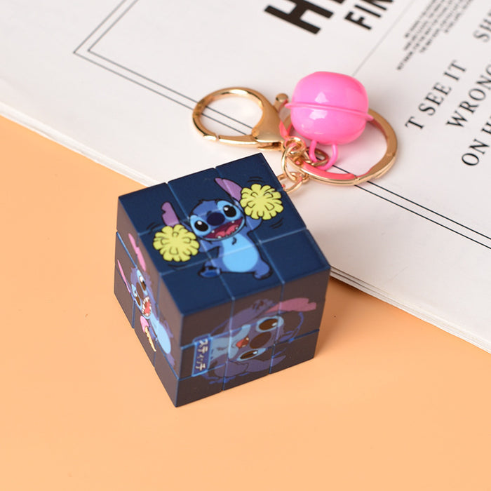 Keychains al por mayor para mochilas Rubik's Cube Keychain Pends Cartoon Car Ornament Moq≥2 JDC-KC-WCHI002