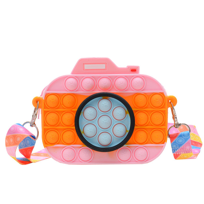 Wholesale Kids Bag Cute Silicone Camera Bag Messenger Bag JDC-SD-Xinda008