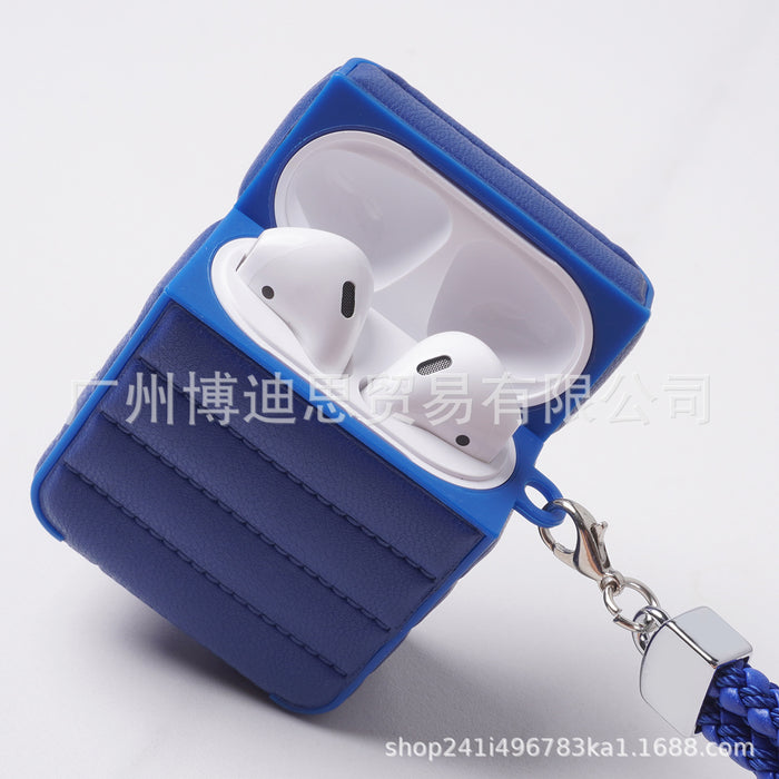 Wholesale Earphone Shell PU Down Jacket Airpods 1/2 Protective Cover MOQ≥2 JDC-EPC-BDS002
