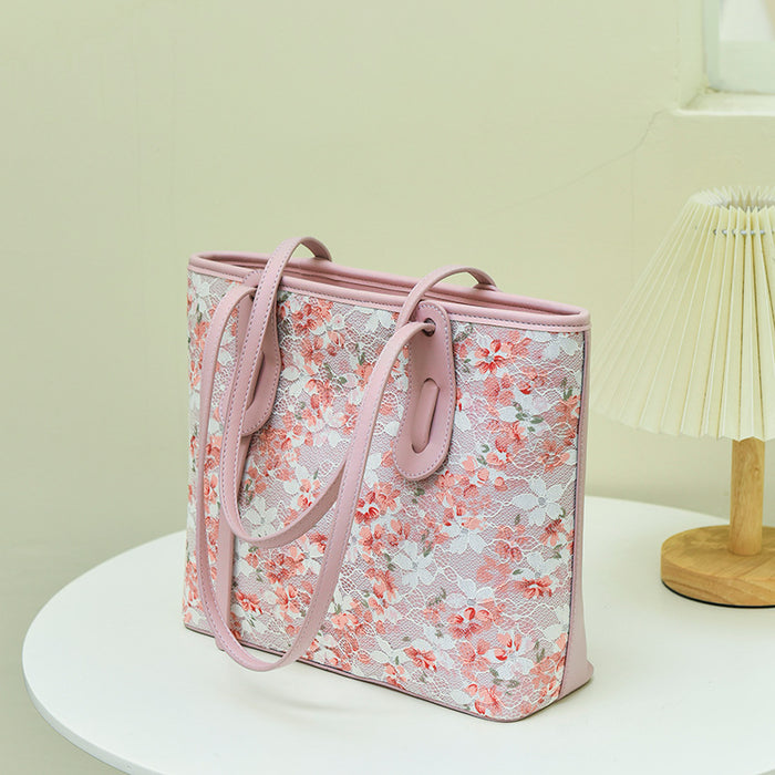 Wholesale Handbag PU Lace Flower Type Underarm Bag JDC-HB-Ziyi001