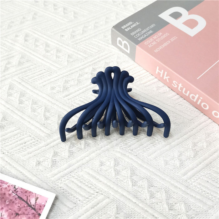 Wholesale scrub clip octopus hair clip chrysanthemum shark clip back head color MOQ≥2 JDC-HC-KEZ001