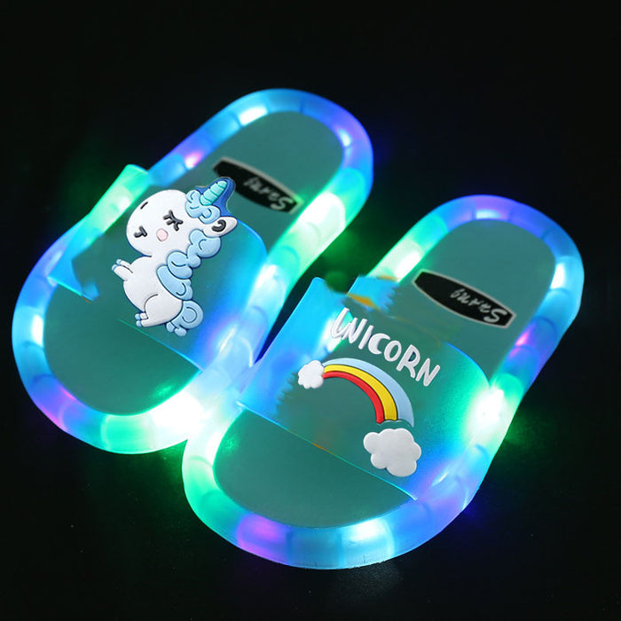 Zapatillas luminosas para niños al por mayor zapatos luminosos jdc-s-byy001