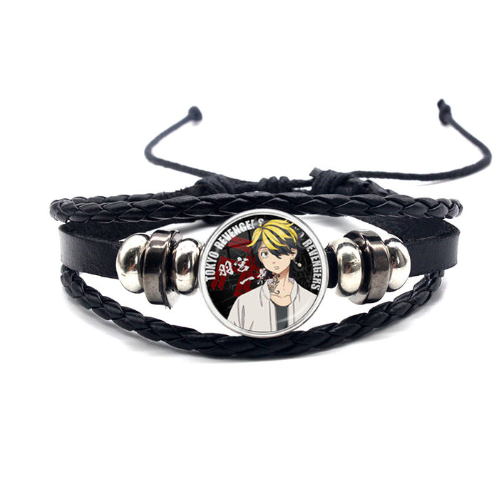 Wholesale Accessories Leather Adjustable Strap Bracelet MOQ≥2 (M) JDC-BT-YanY003