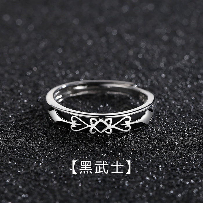 Wholesale Copper Ring Copper Retro Open Combination Stackable JDC-RS-XinR001