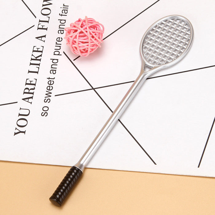 Wholesale Tennis Racket Plastic Ballpoint Pen MOQ≥2 JDC-BP-XHZ013