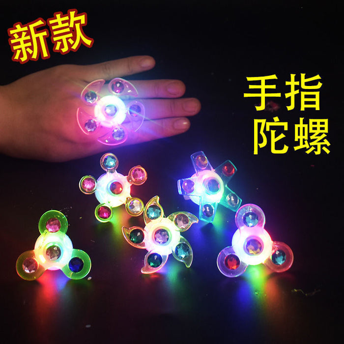 Wholesale Glowing Kids Toy Ring Gyro Bracelet MOQ≥2 JDC-FT-HongR003