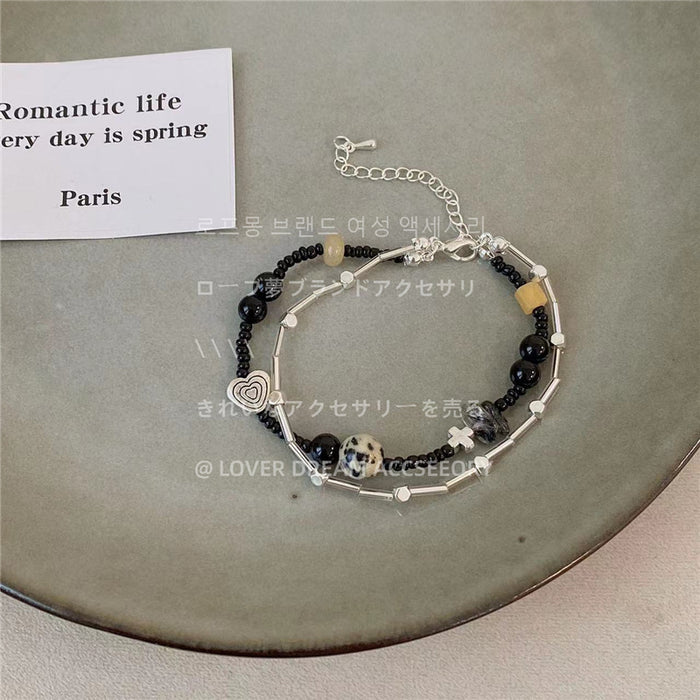 Wholesale Bracelet Colorful Crystal Beaded Pearls JDC-BT-LFM004