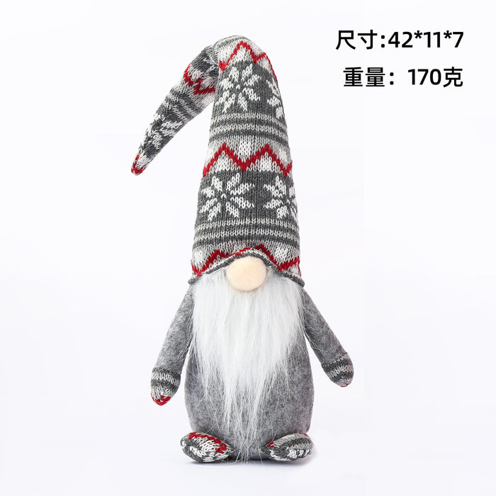 Wholesale Ornament Fabric Faceless Old Man Wool Old Man Window Ornament JDC-OS-ChiY003
