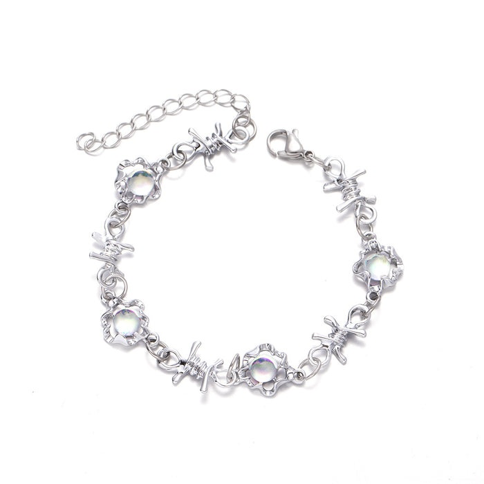 Wholesale Bracelet Alloy Moonstone Baroque Elegance JDC-BT-ChenY028