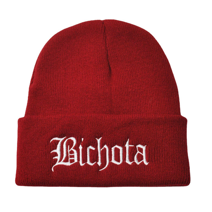 Wholesale Hat Acrylic Letter Embroidery Winter Warm Knit Hat JDC-FH-XRong018