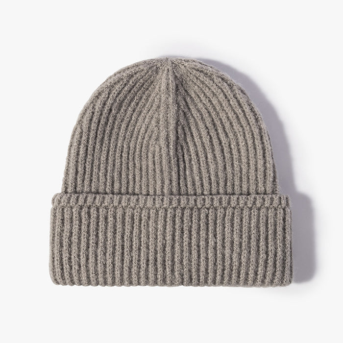Wholesale Hat Wool Winter Warm Beanie Cuffed Knitted Hat JDC-FH-MAC008