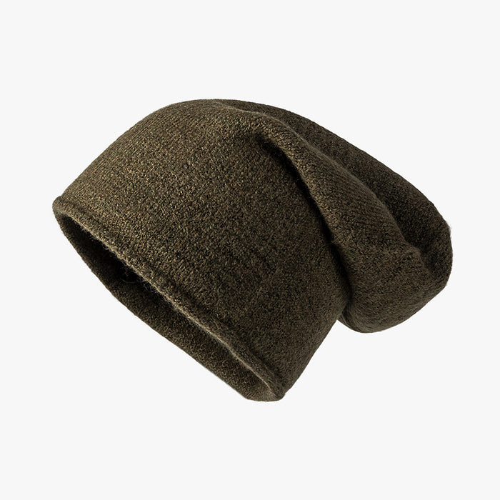Wholesale Hats Wool Winter Warm Roll-Brim Beanie Hats JDC-FH-MAC006