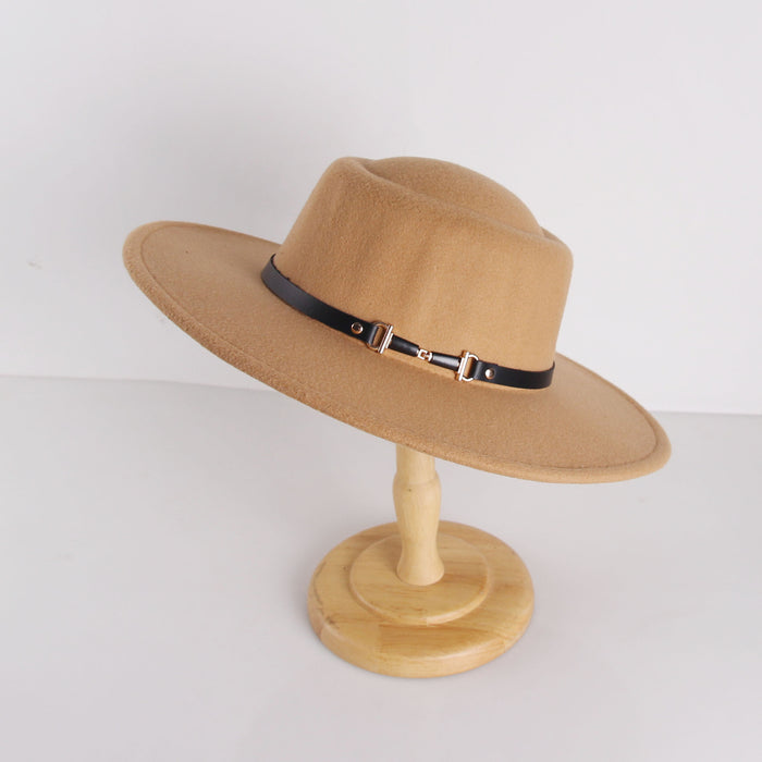 Wholesale Hat Woolen British Style Retro Jazz Hat JDC-FH-XRong007