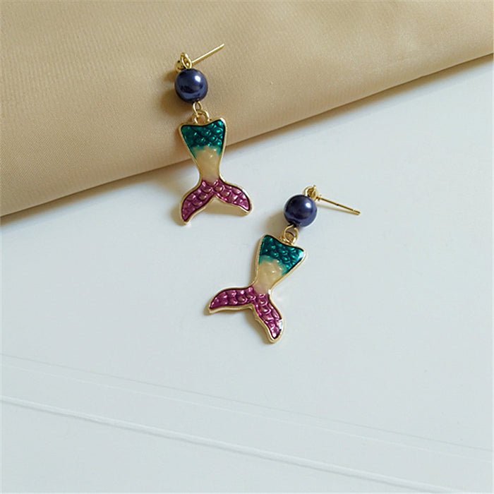 Wholesale Earrings Alloy Personality Hats Clothes JDC-ES-AiMei022