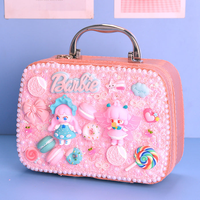 Wholesale Handmade DIY Paste Cosmetic Bag Cream Glue Portable Storage Bag JDC-HB-miaojia001