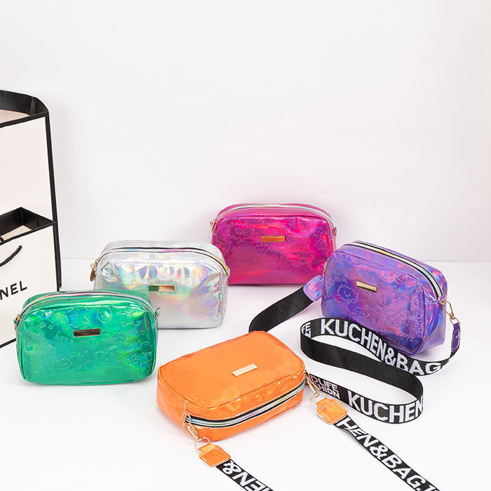 Wholesale Printed Shoulder Strap Messenger Bag Small Bag Wholesale Glossy Camera Bag JDC-BP-ShiC007