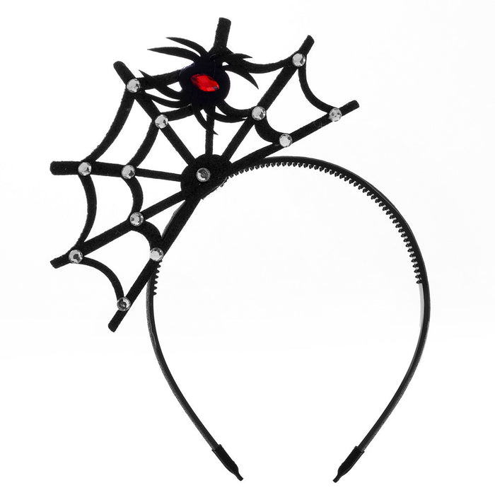 Tela de cabeza al por mayor Web Spider Web Halloween JDC-HD-LANJ004