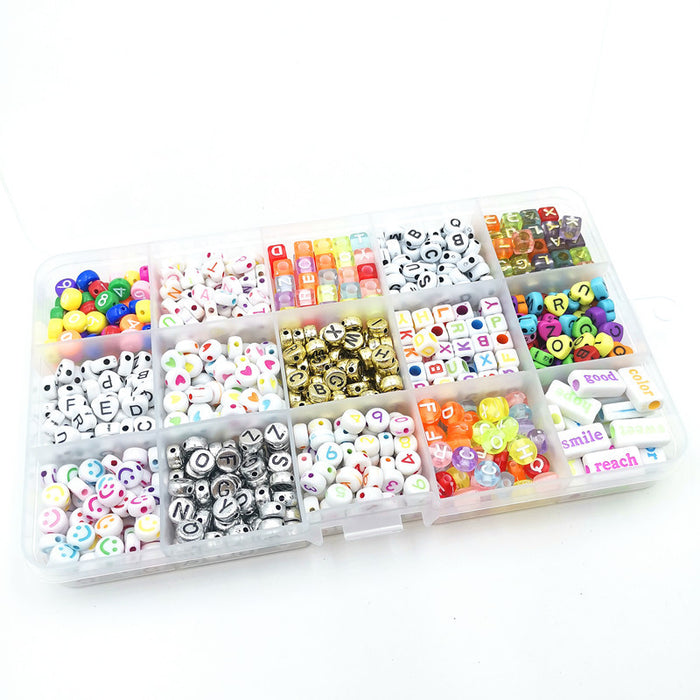 Wholesale Acrylic Beads DIY Beaded Beads For Bracelets MOQ≥5 JDC-DIY-BiN003