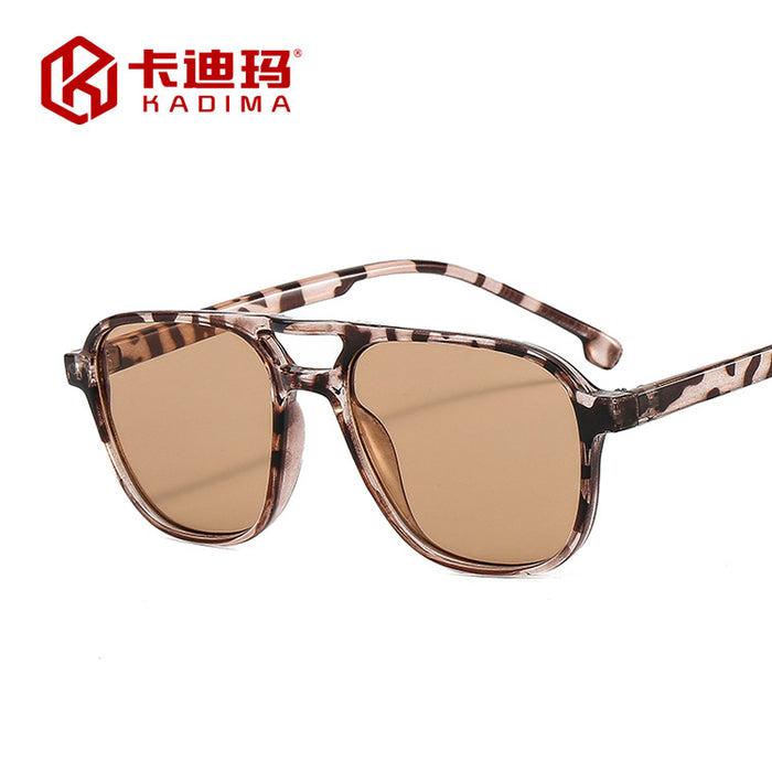 Wholesale Double Bridge Large Frame Premium Sunglasses JDC-SG-XIa022