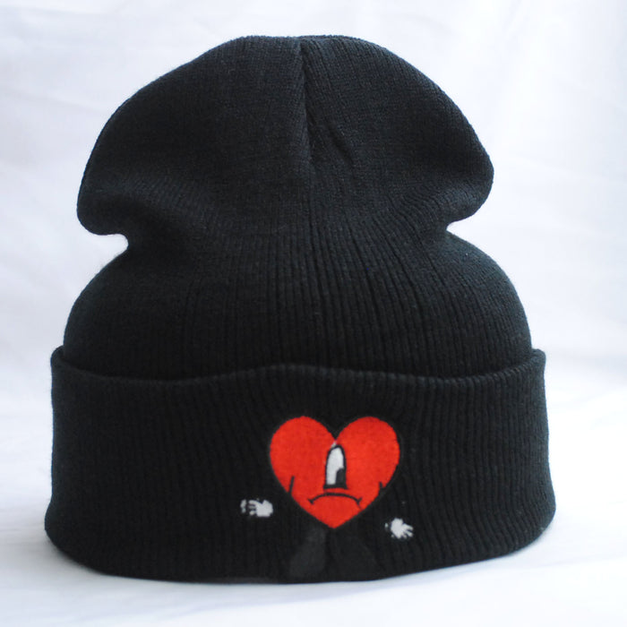 Wholesale Hat Acrylic Cute Embroidery Knitted Hat MOQ≥2 JDC-FH-XRong001