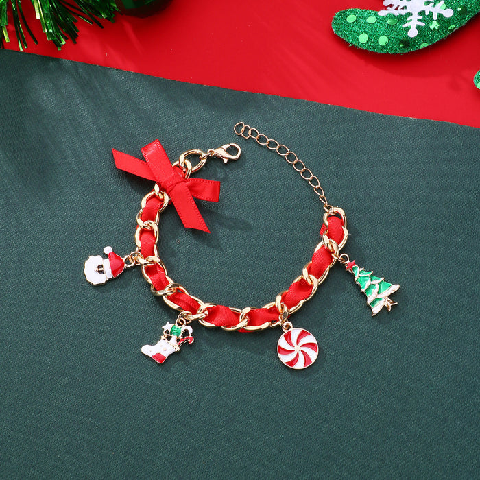 Wholesale Bracelet Alloy Christmas Adjustable MOQ≥2 JDC-BT-HanP003