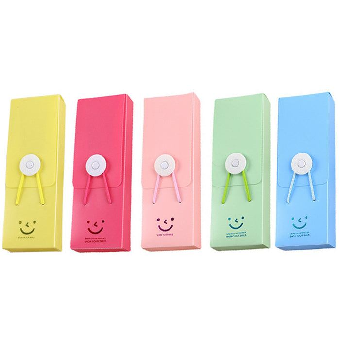 Wholesale Smiley Plastic Pencil Box JDC-PB-Liuj001