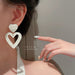 Jewelry WholesaleWholesale 925 silver needle cold wind love niche earrings JDC-ES-BY307 Earrings 宝钰 %variant_option1% %variant_option2% %variant_option3%  Factory Price JoyasDeChina Joyas De China