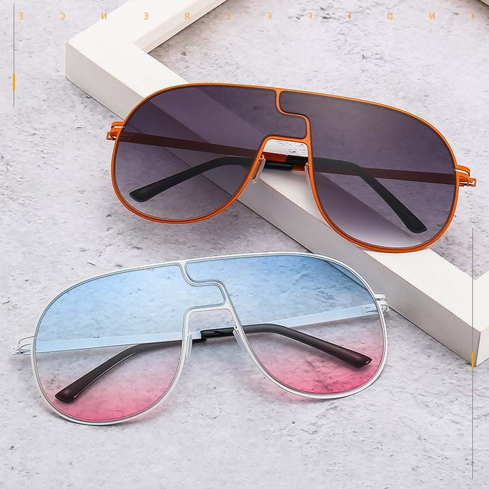 Wholesale Sunglasses PC One Piece Toad Mirror JDC-SG-xiangR001