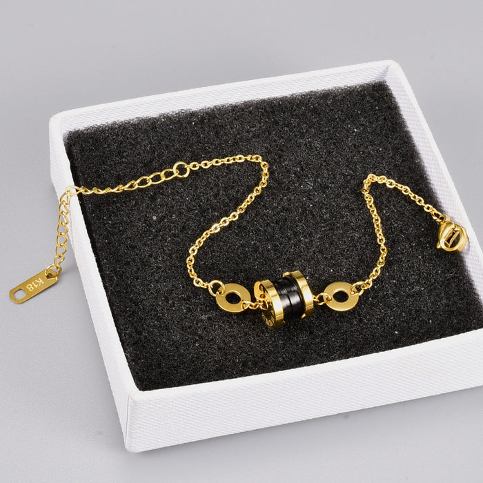Wholesale Bracelet Titanium Steel Gold Bracelet JDC-BT-YS006