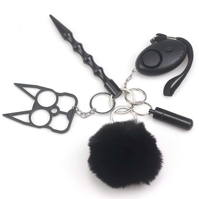 Wholesale Hair Ball Metal Keychain MOQ≥2 JDC-KC-ChaoH037