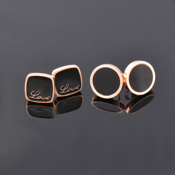 Wholesale Earrings Stainless Steel Super Glitter Diamond Eye Round JDC-ES-KMeng005